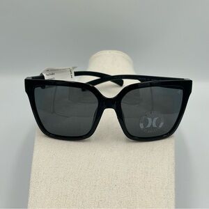 Hurley Black Square Polarized Sunglasses